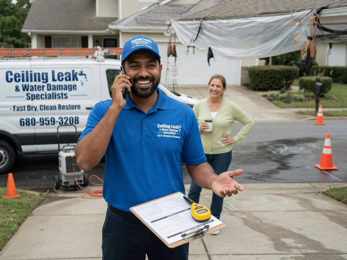 Ceiling Leak Cleanup Greenfield, WI FAQs